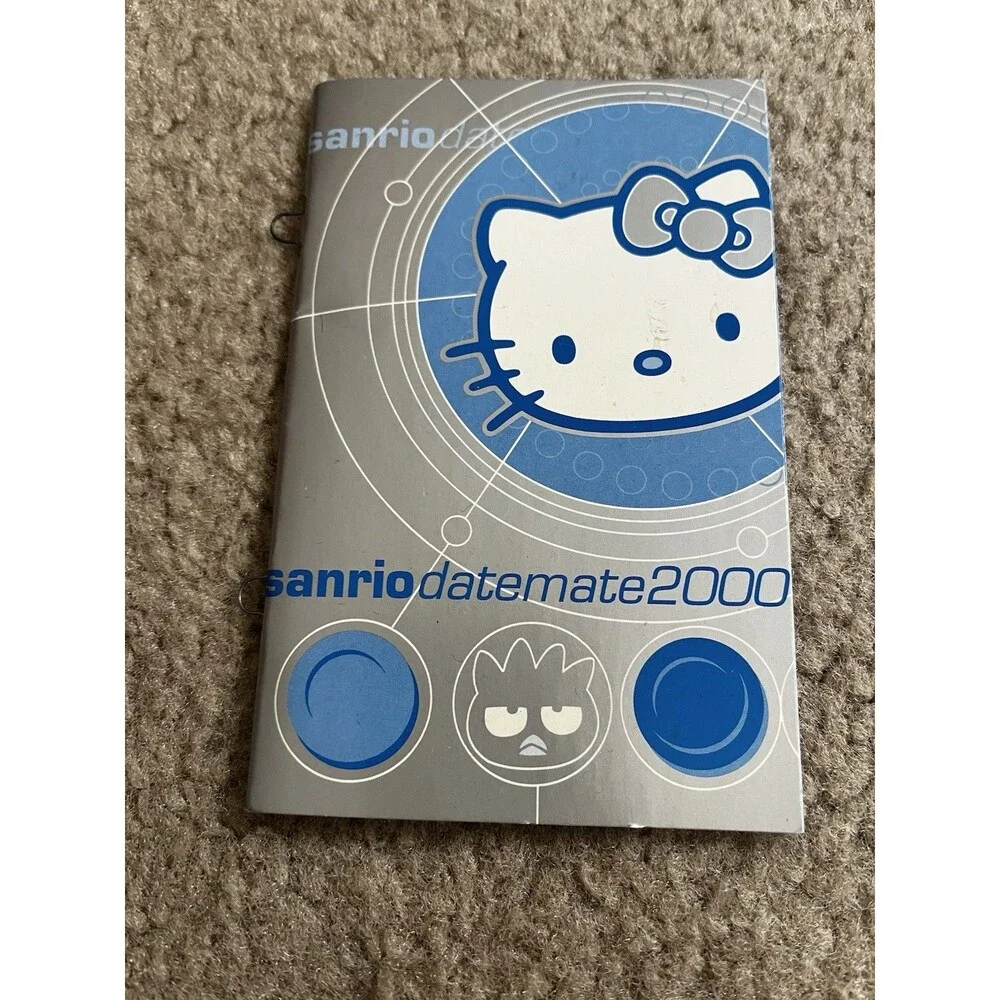 Y2k 2000 Sanrio Datemate Calendar Organizer W/Stickers Unused Planner Twee Anime